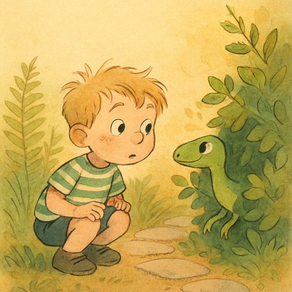 Liam and the Garden Dinosaur